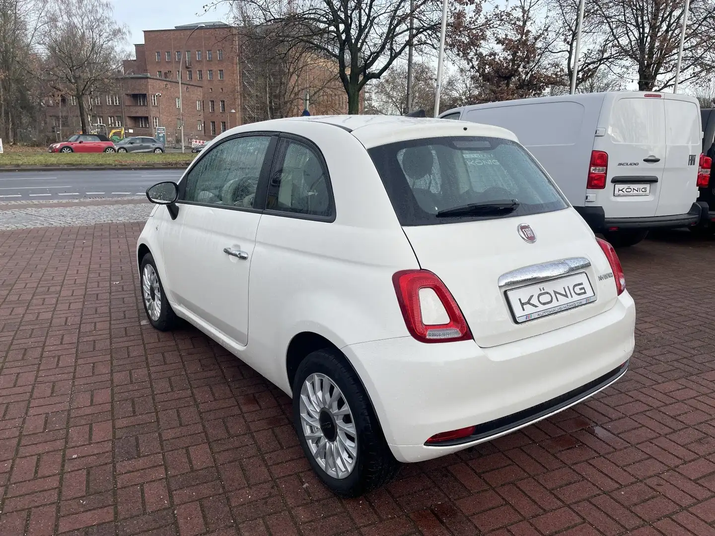 Fiat 500 1.0 CLUB Klima*Tempomat*Apple CarPlay Weiß - 2