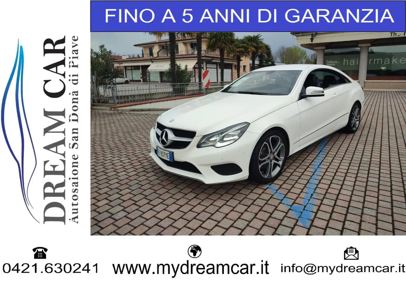 Mercedes-Benz E 220 d Coupé Sport PREMIUM Wit - 1
