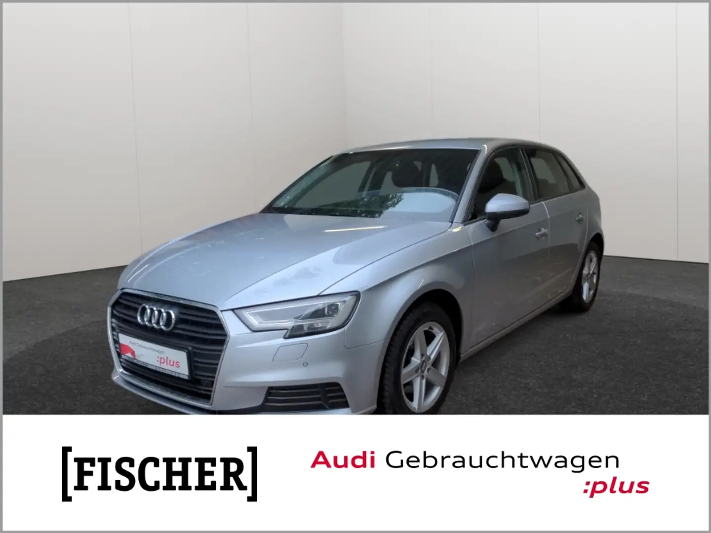 Audi A3 Sportback 1.5TFSI Matrix AHK Navi SHZ PDC vorn & h Silver - 1