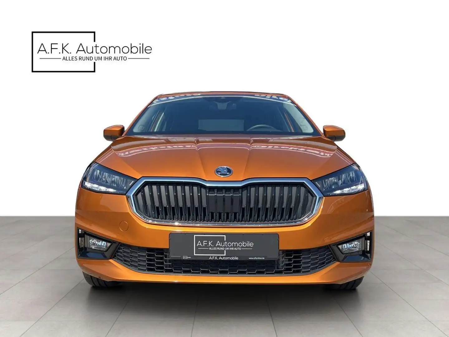 Skoda Fabia 1.0 TSI | STYLE | SOFORT | Android Auto Pomarańczowy - 2