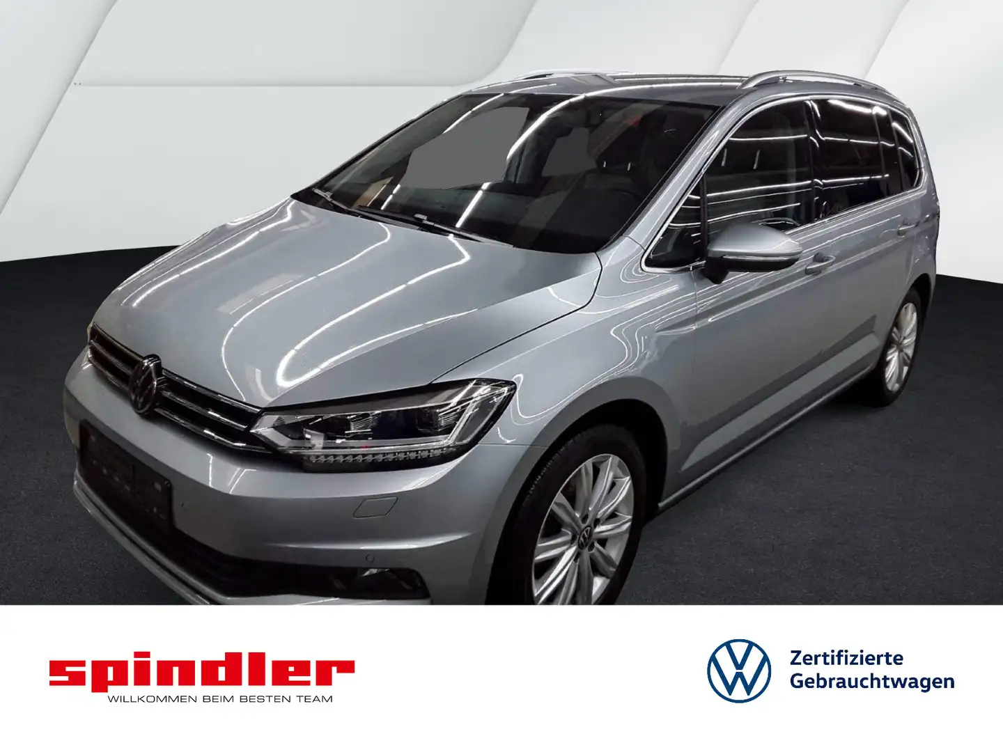 Volkswagen Touran Highline 2.0 TDI DSG / 7-Sitze, AHK, LED Silber - 1