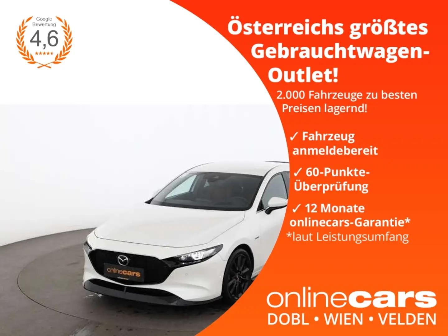 Mazda 3 SKYACTIV-X 100 Years LED 60-CAM HEAD-UP RADAR Blanc - 1