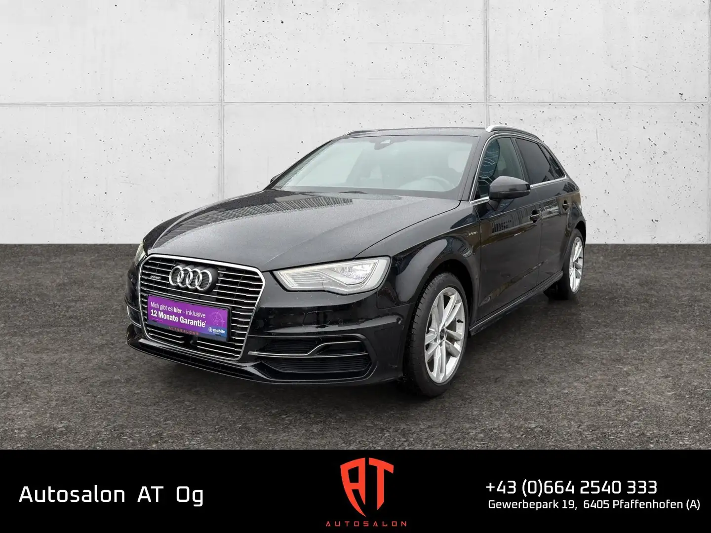 Audi A3 e-tron ambition Schwarz - 1