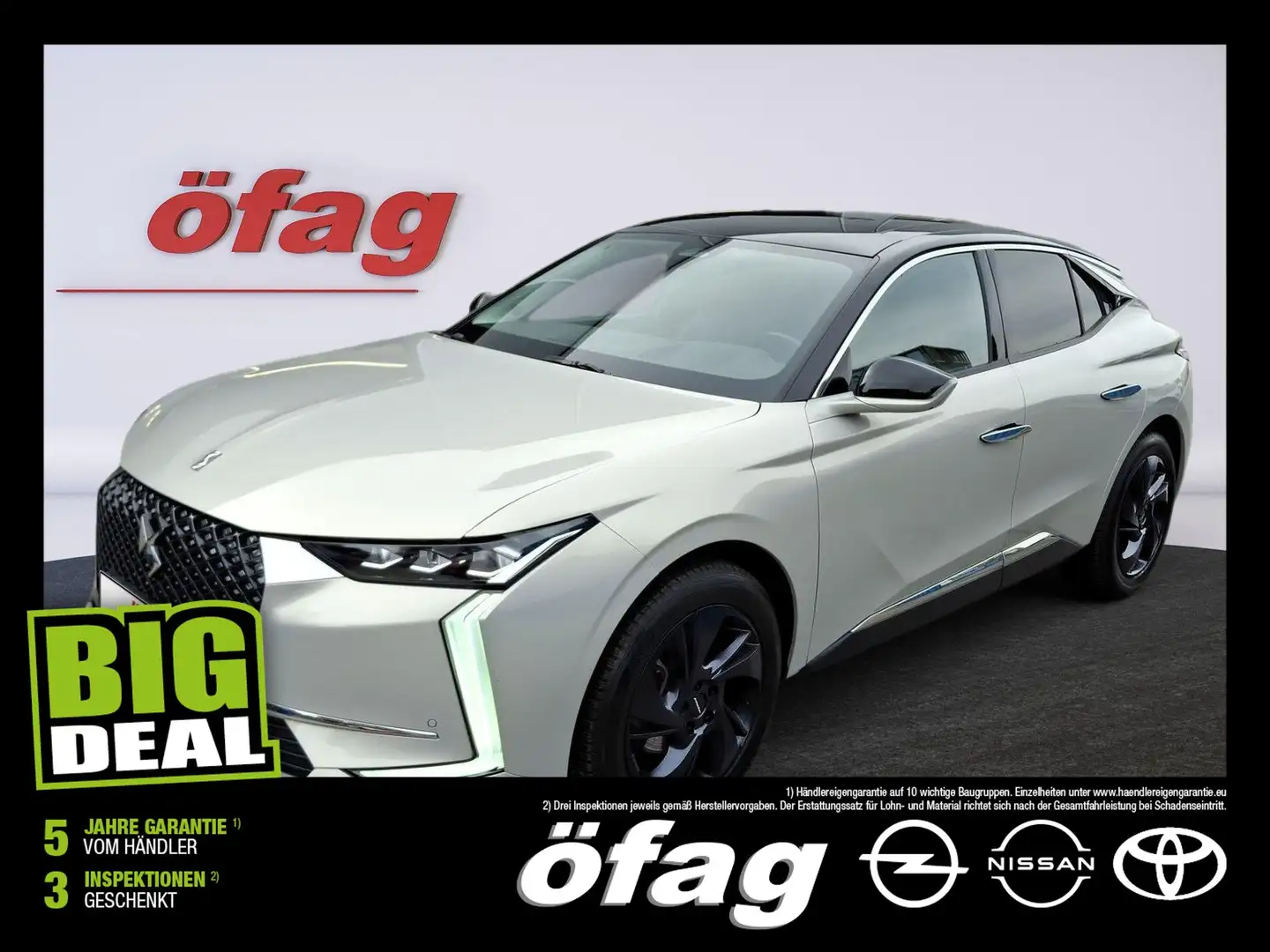 DS Automobiles DS 4 DS4 PureTech 130 SS EAT8 Bastille LED+Navi+Pano Silber - 1