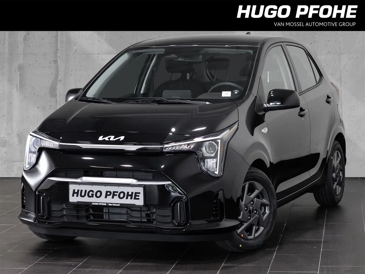 Kia Picanto Vision 80PS Tageszulassung RFK PDC SHZ NAVI Schwarz - 1