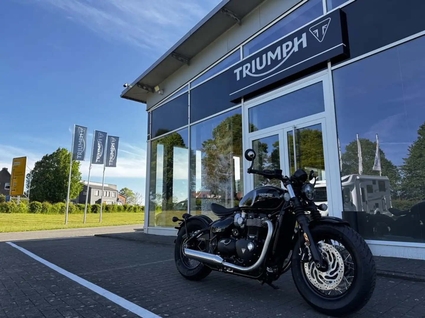 Triumph Bonneville Bobber Kundenvorteil -1000€ Negru - 1
