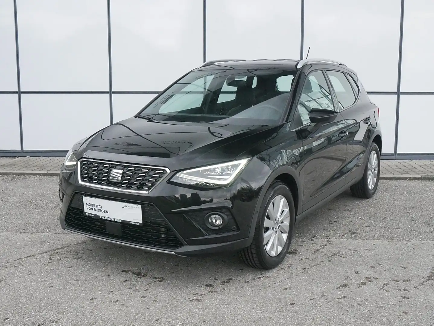 SEAT Arona 1,0 Eco TSI Xcellence, NAVI, RÜFA, ACC, Sitzhei... Schwarz - 2
