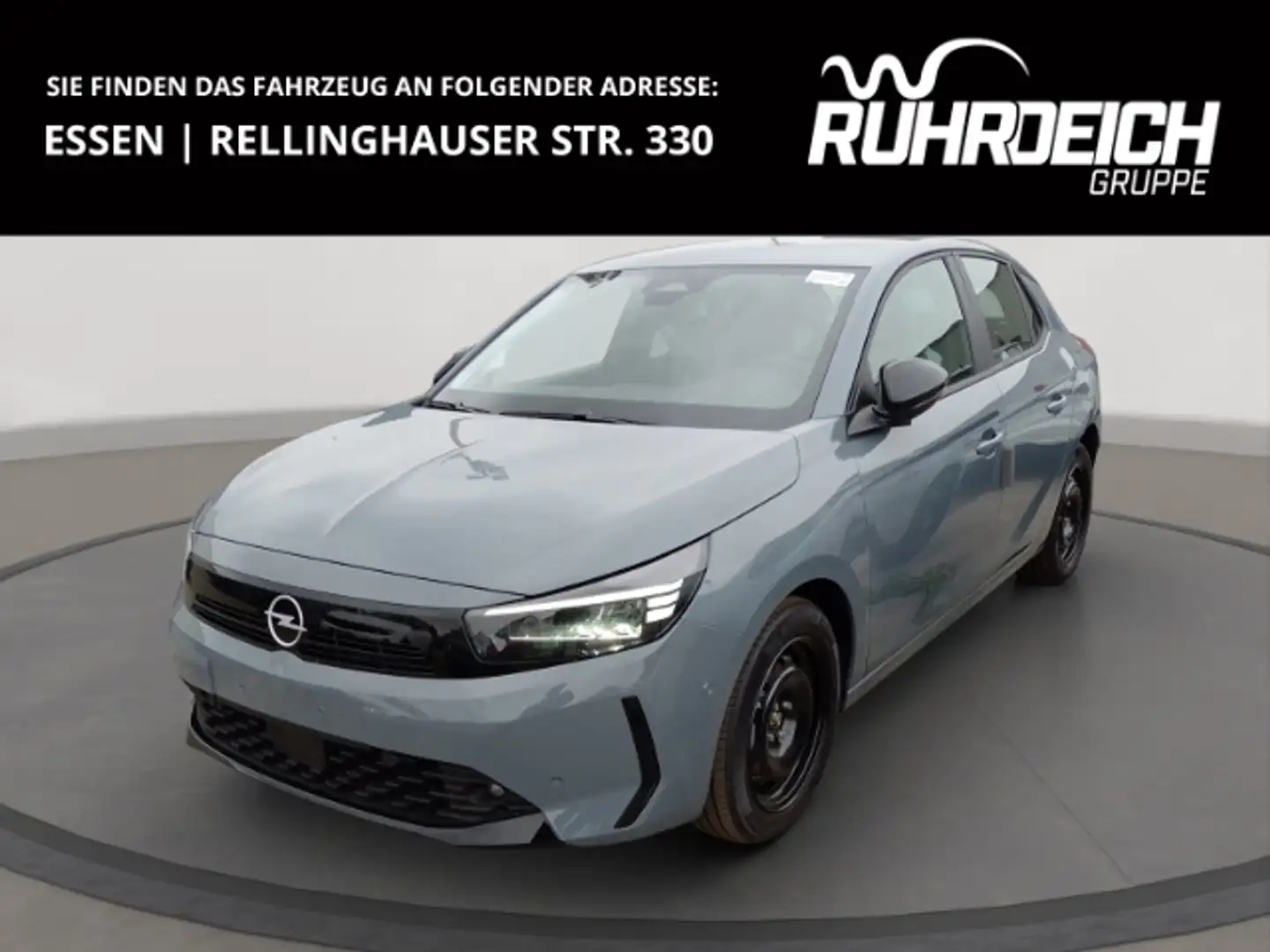 Opel Corsa EU6e F Edition 1.2 Turbo LED CarPlay DAB LHZ SHZ K Gris - 1