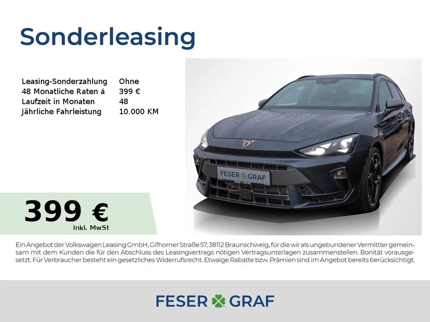 CUPRA Leon 1.5TSI DSG ST Matrix/Navi/Sennheis/DCC/ACC Grau - 1