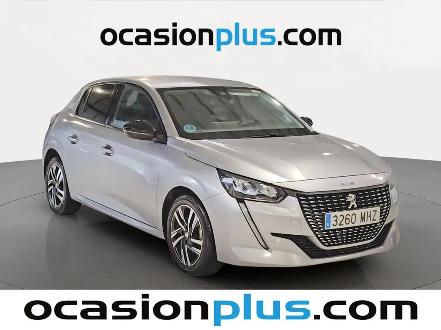 Peugeot 208 1.2 Puretech S&S Allure 100 Gris - 2