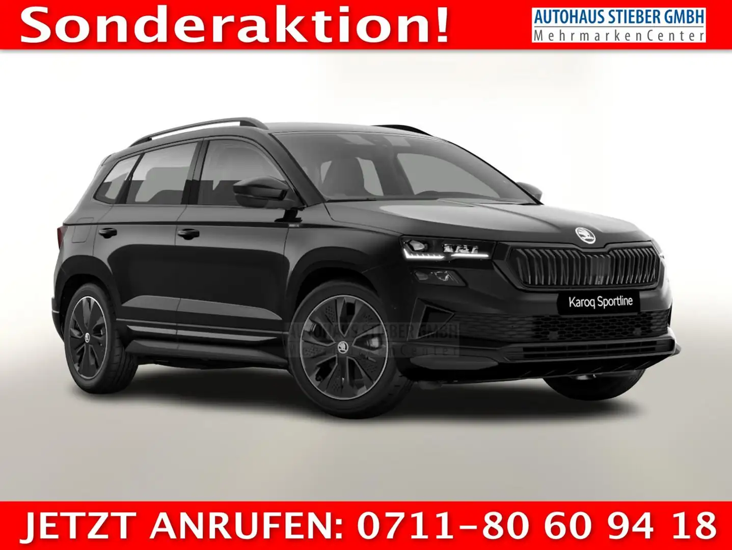 Skoda Karoq Sportline TDI 150 DSG Sportl Matrix Nav 360° Ca... Schwarz - 1