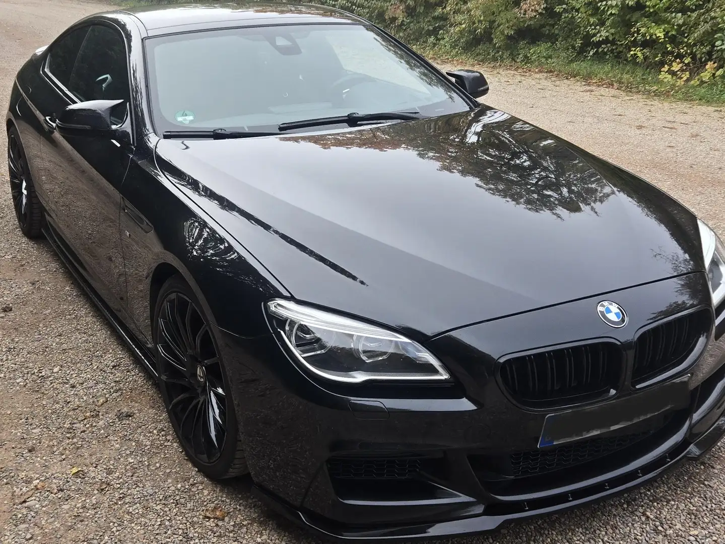BMW 640 640i xDrive Coupe Noir - 1