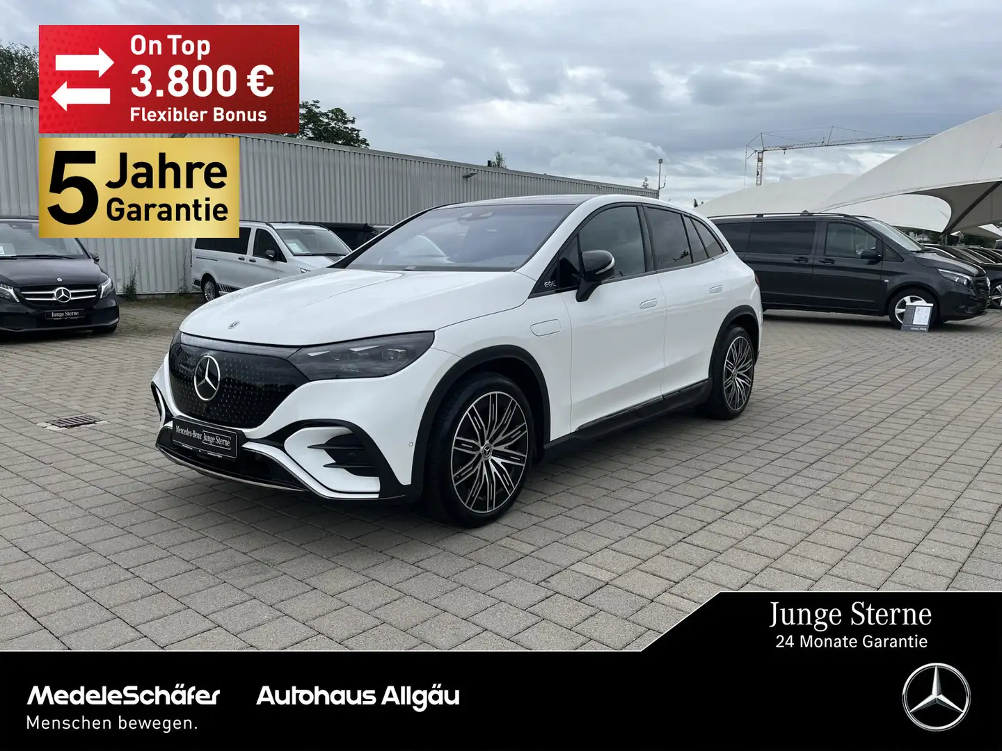 Mercedes-Benz EQE SUV EQE SUV 500 4M AMG 21" Airmatic HYPER HA-Lenkung Weiß - 1
