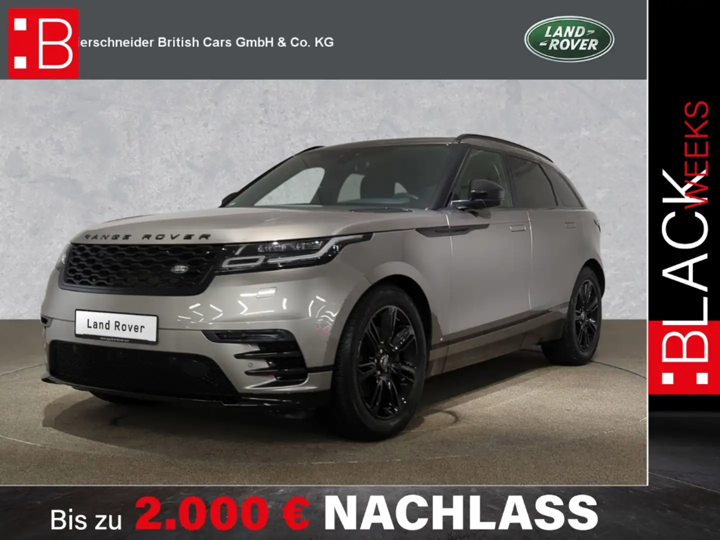 Land Rover Range Rover Velar D300 R-Dynamic S 499,- OHNE ANZAHLUNG 60 MONATE Silber - 1