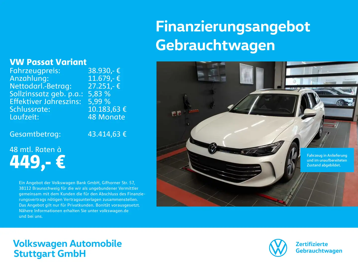 Volkswagen Passat Variant Business 1.5 TSI DSG Navi AHK Weiß - 1