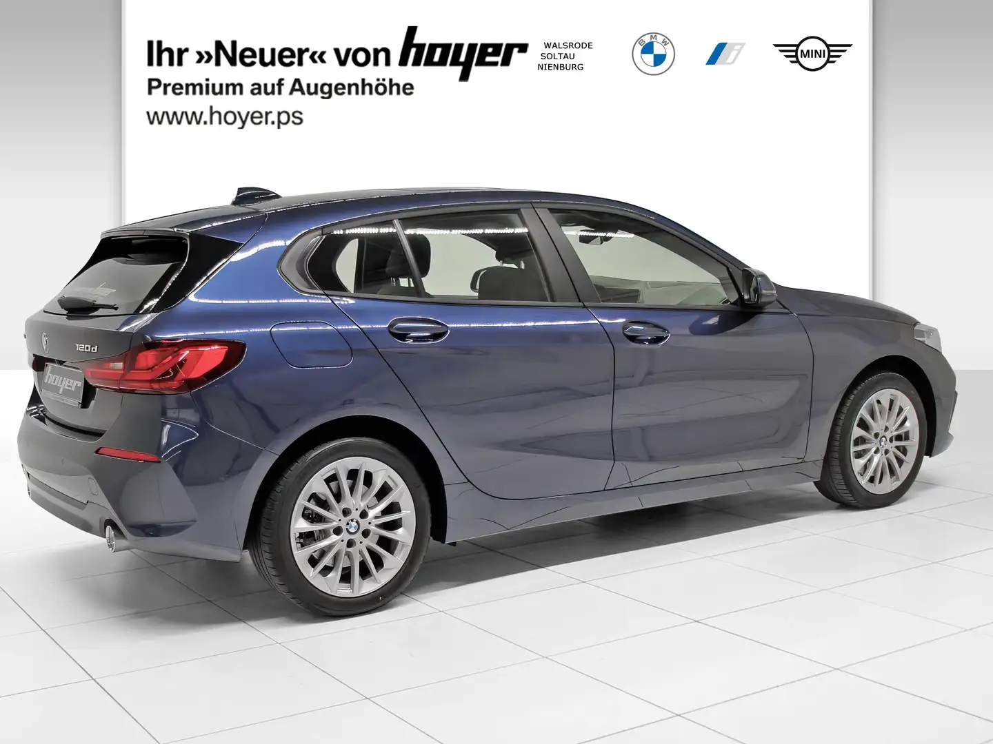 BMW 120 d xDrive Hatch Advantage HK HiFi DAB LED RFK Blau - 2