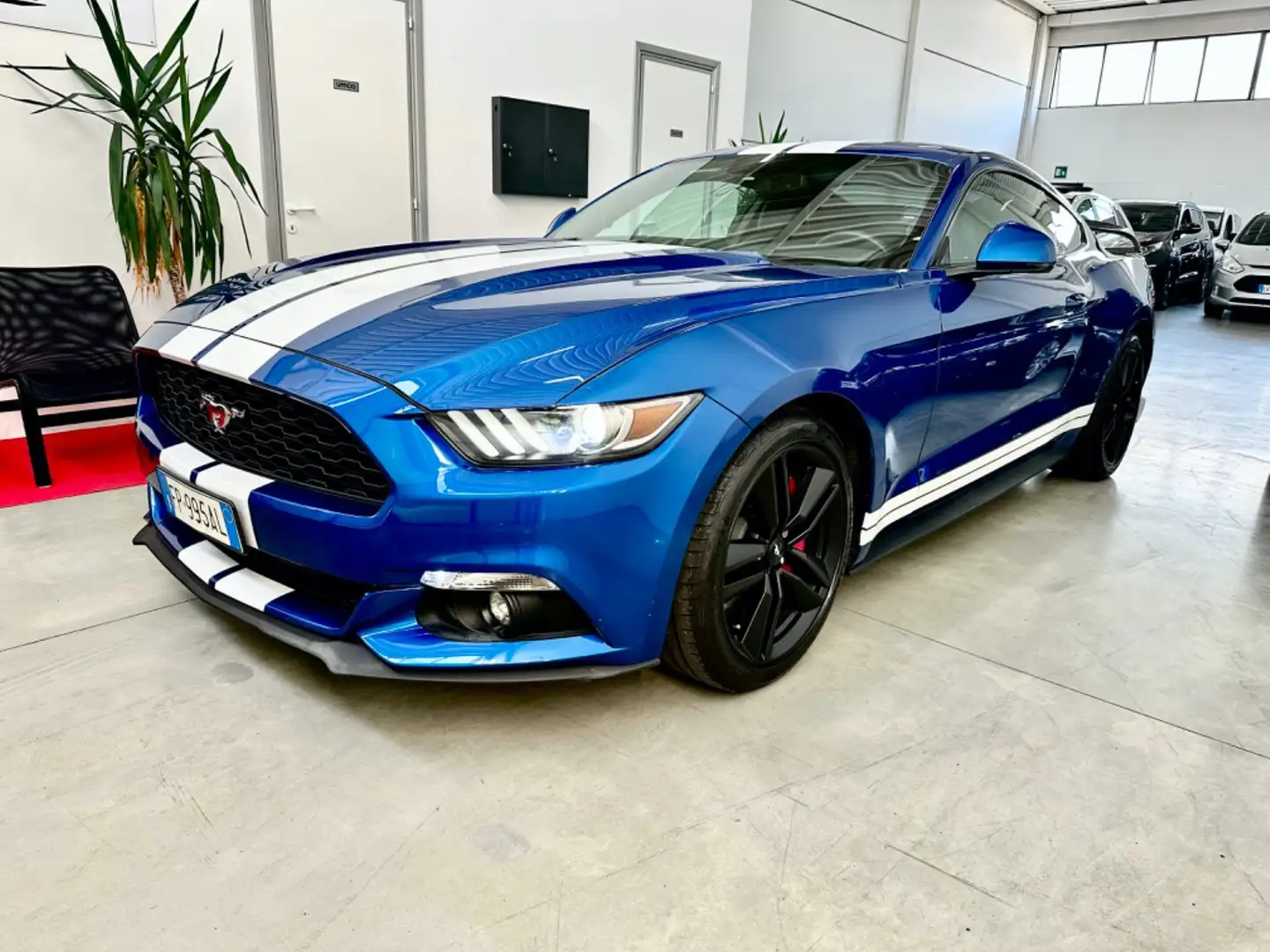 Ford Mustang 2.3 317cv AUTOMATICA VETTURA ITALIANA KM FORD Blauw - 2