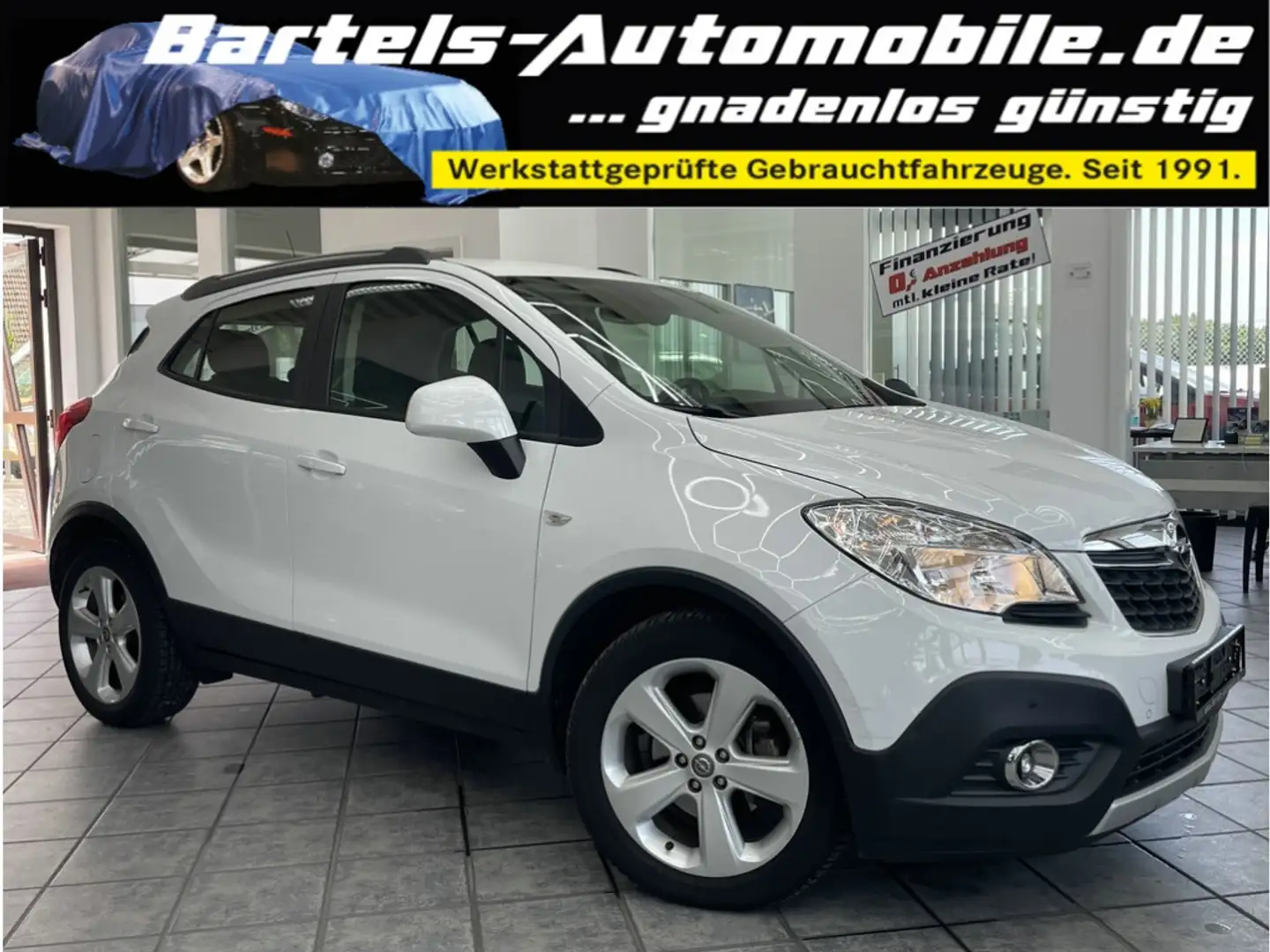 Opel Mokka 1.7 CDTI Edition, 2.Hand, Automatik, Klima Weiß - 1