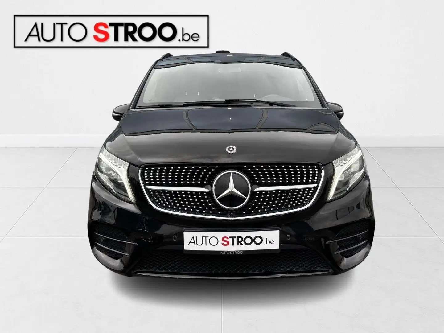 Mercedes-Benz V 300 d 4MATIC Lang 7pk AMG Pano Frigo Leder FULL OPTIO Noir - 2