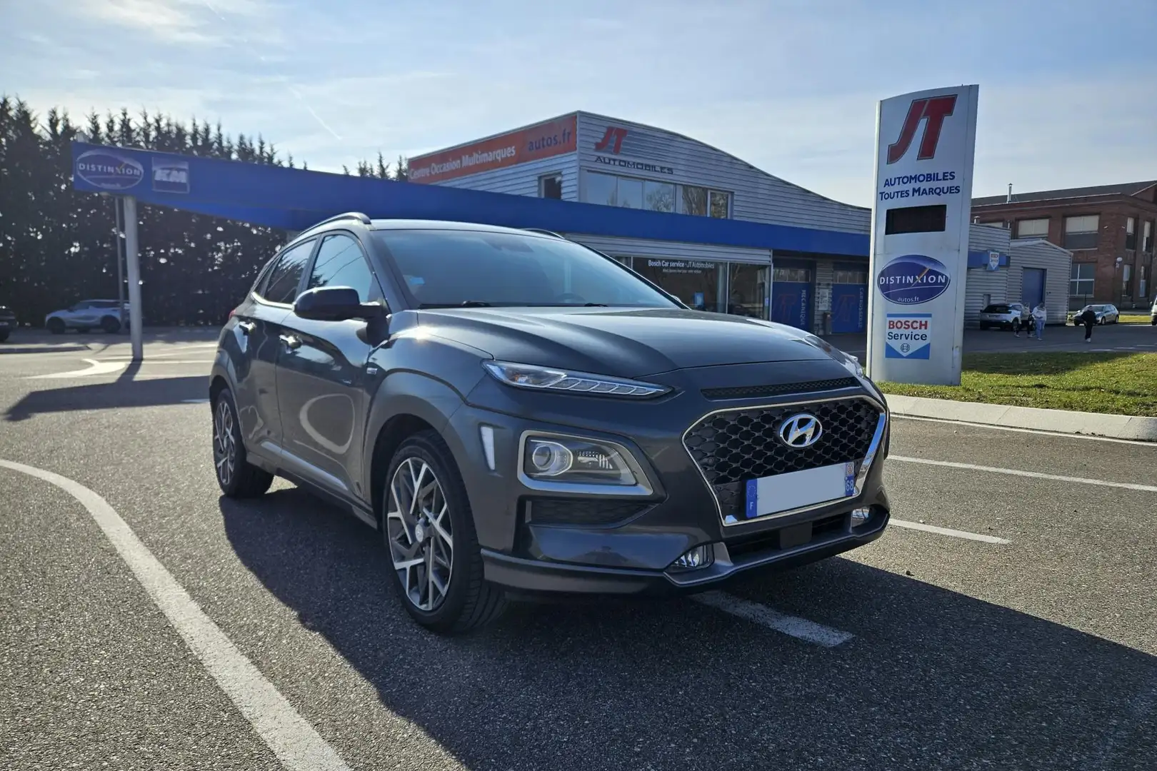 Hyundai KONA Kona 1.6 GDi - 141 - Hybrid - BV DCT Evap  Executi Gris - 1