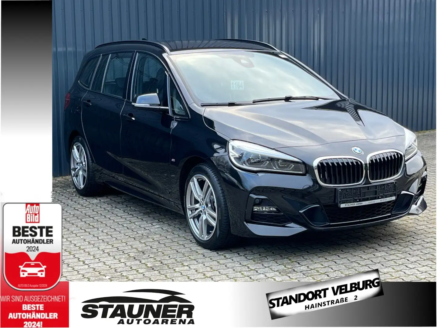 BMW 218 i Aut. Gran Tourer M SPORT /HiFi/18"M-Rad/LED Noir - 1