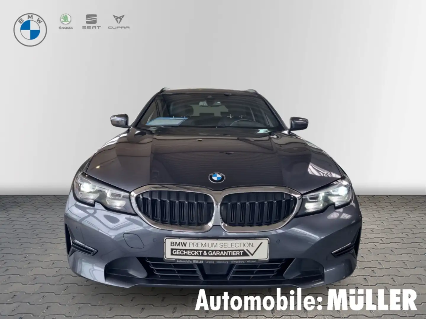 BMW 318 HUD AHK-klappbar Navi Digitales Cockpit LED ACC El Grijs - 2