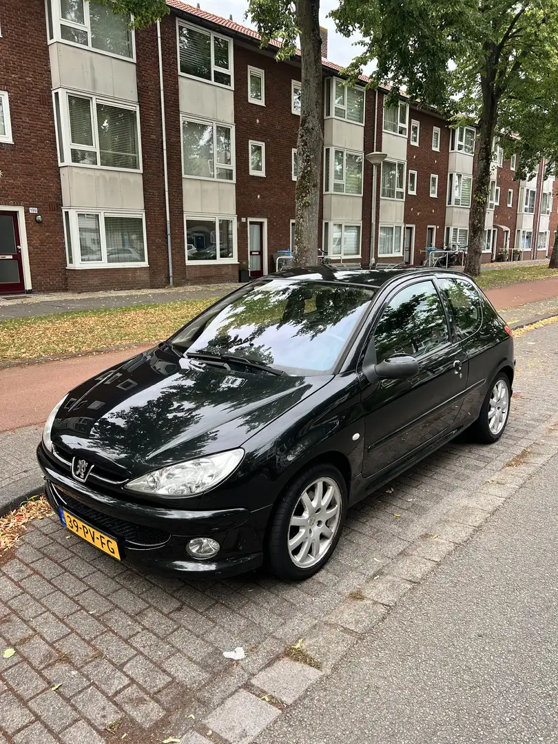 Peugeot 206 1.6-16V Griffe Zwart - 1