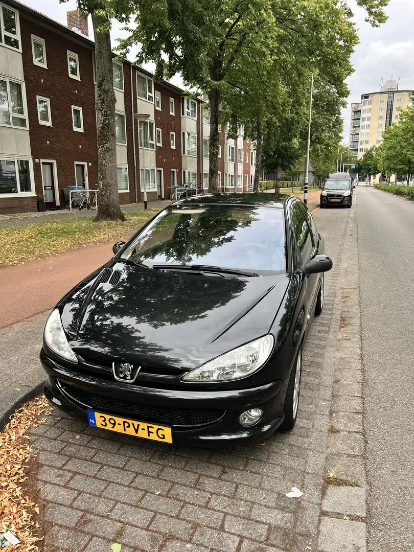 Peugeot 206 1.6-16V Griffe Zwart - 2