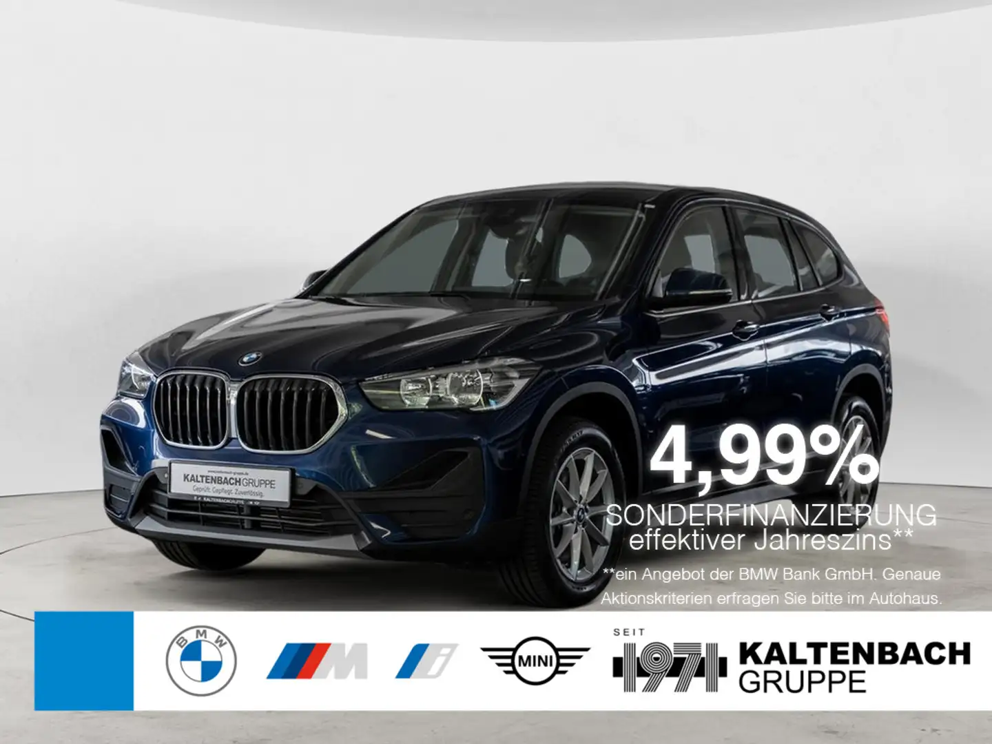 BMW X1 sDrive 20d Advantage FACEL. HUD ACC NAVI Blauw - 1