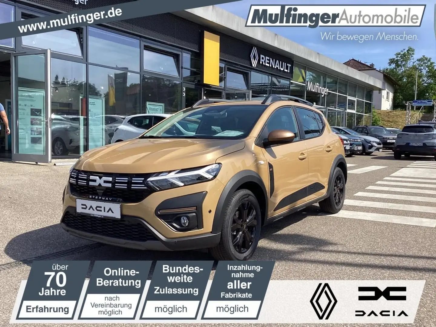 Dacia Sandero Stepway Extreme+ ECO-G 100 Kamera EPH SHZ Klimaa. Beige - 1