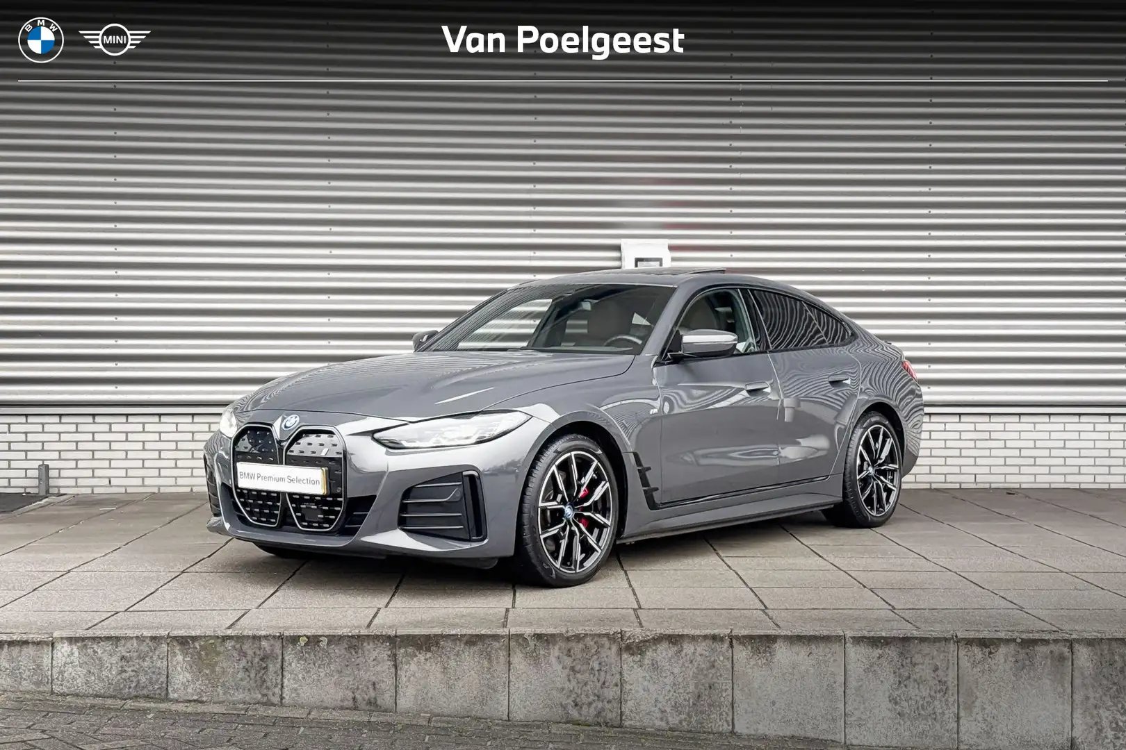 BMW i4 eDrive40 M Sportpakket Pro / High Executive / Schu Gris - 1