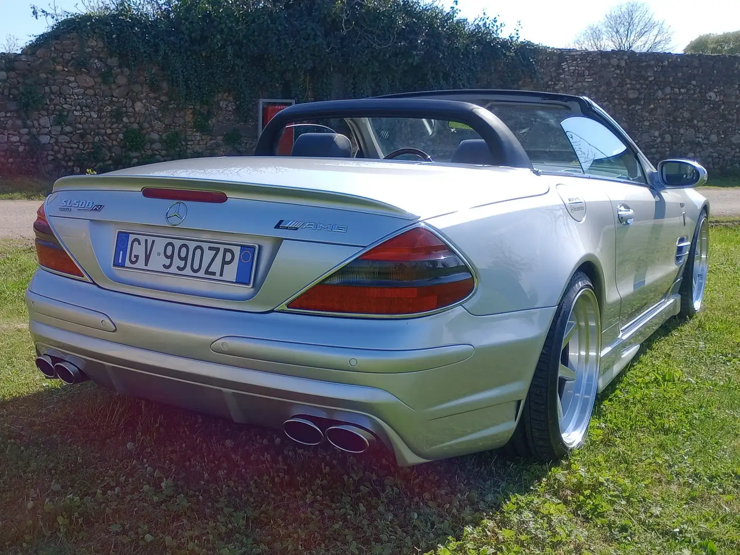 Mercedes-Benz SL 500 SL 500 R 230 V8  EXTREMA CF PREPARAZIONE ASI Argento - 1