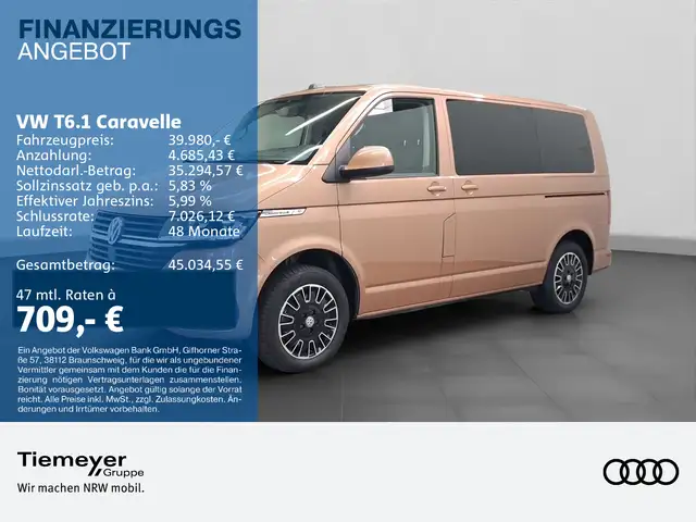 Volkswagen T6.1 Caravelle TDI TRENDLINE AHK ACC PRIVACY