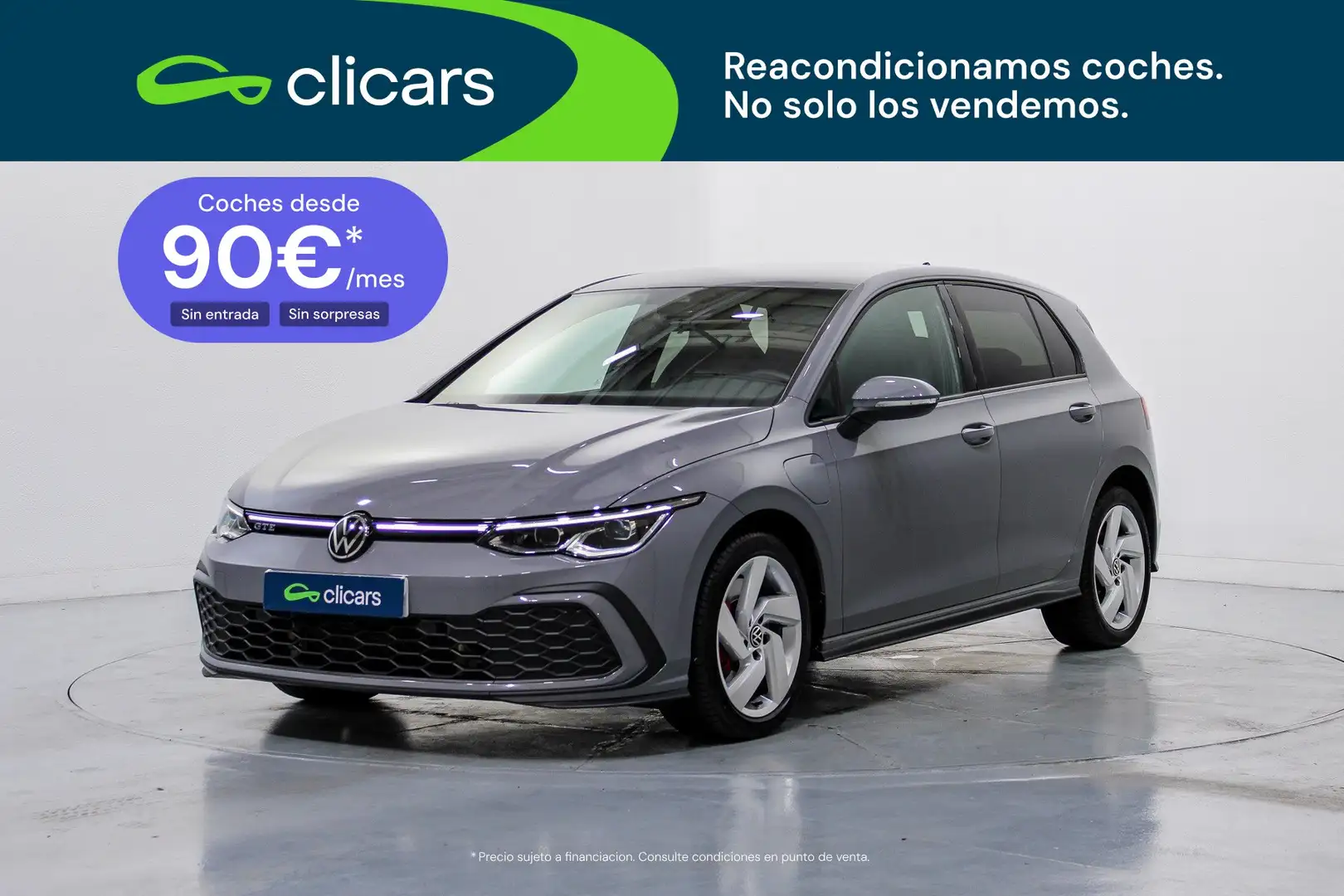 Volkswagen Golf 1.4 TSI GTE 180kW Gris - 1