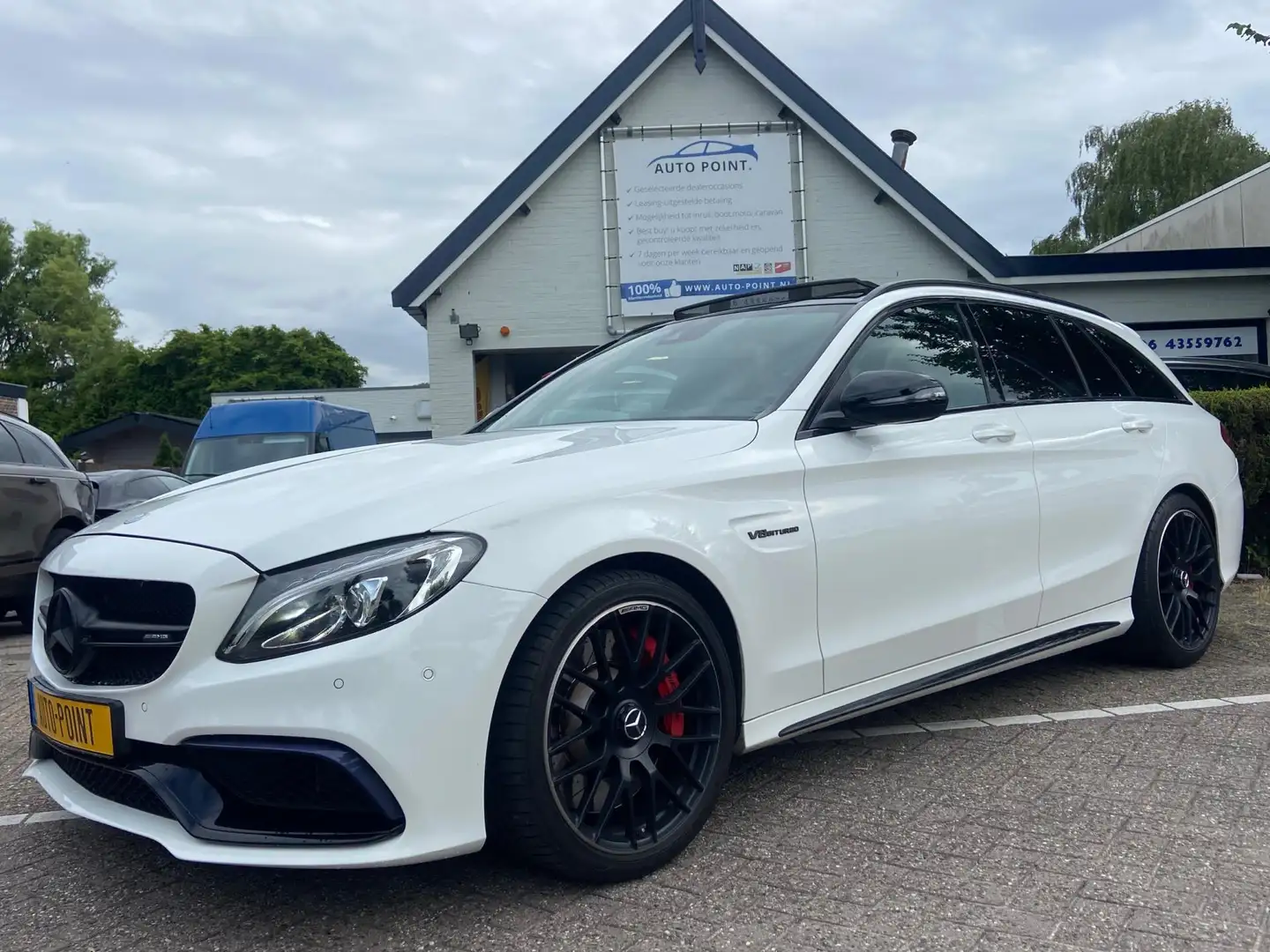 Mercedes-Benz C 63 AMG Estate S EDITION 1 PANO/DESIGNO/IWC/BURMESTER Wit - 1