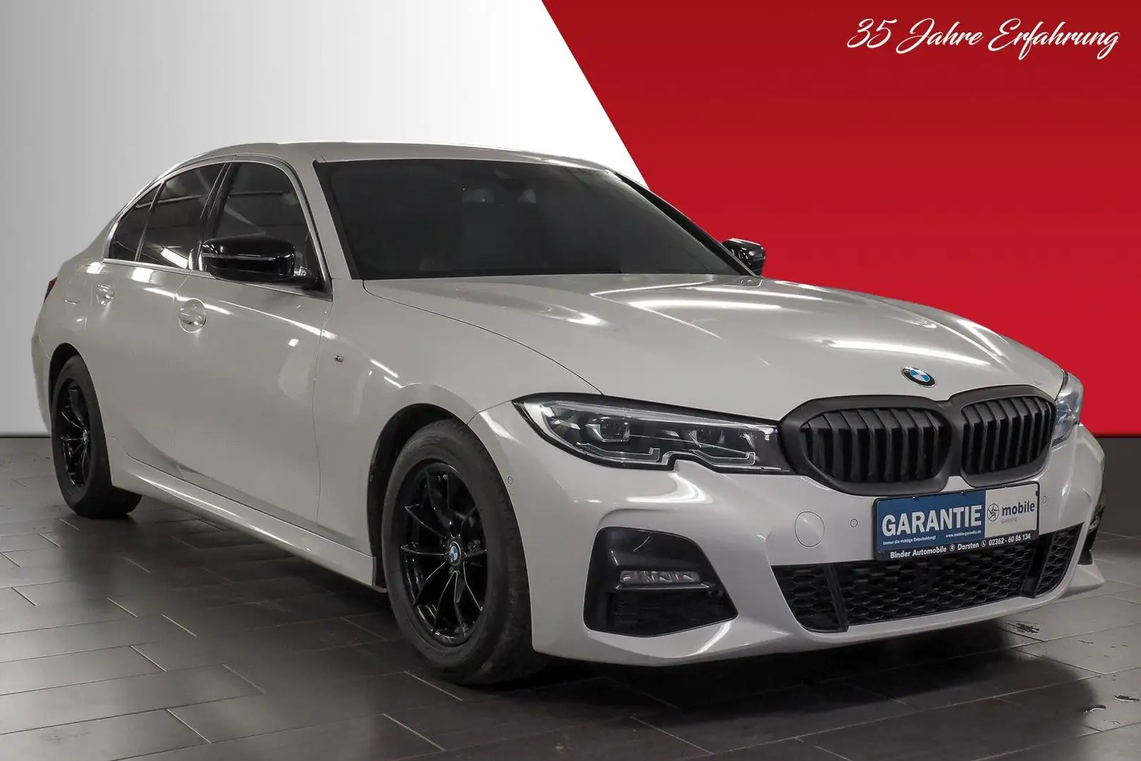BMW 318 d M SPORT*TOP ZUSTAND*VOLLE GARANTIE*AHK* Blanc - 2