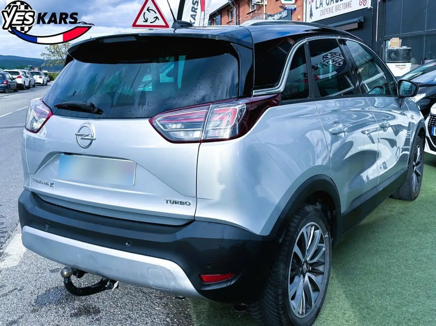 Opel Crossland X 1.2 Turbo 110ch Ultimate BVA-1ERE MAIN Gris - 2