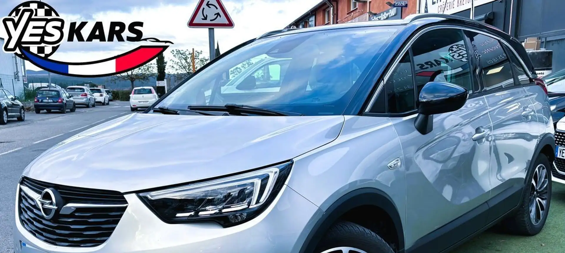 Opel Crossland X 1.2 Turbo 110ch Ultimate BVA-1ERE MAIN Gris - 1