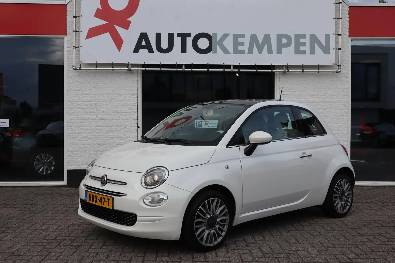 Fiat 500 0.9 TwinAir TURBO WHITE NAVIGATOR S&S LEER|PANORAM Blanc - 1