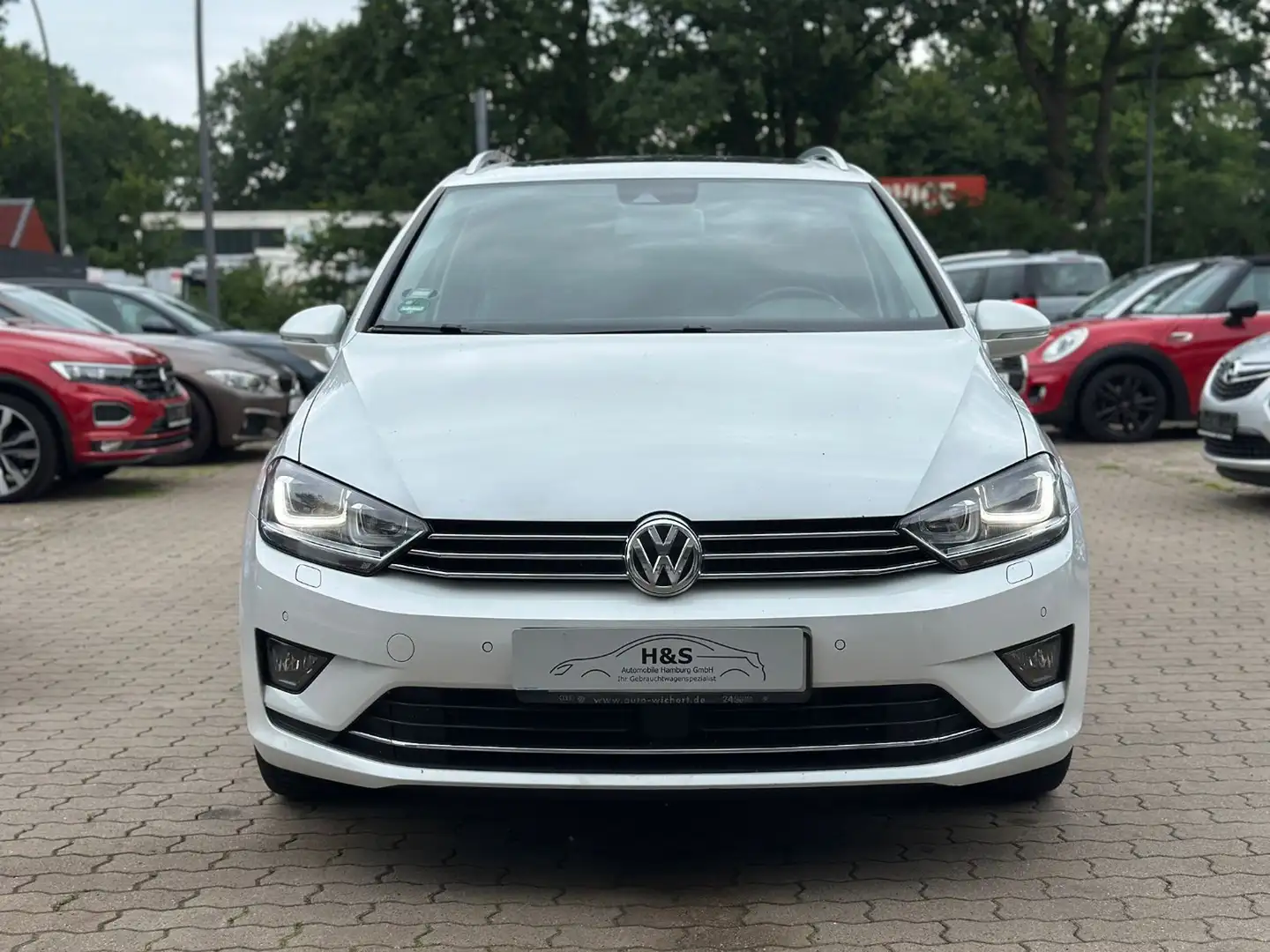 Volkswagen Golf Sportsvan VII 1.4 TSI (BlueMotion Technology) DSG Highline/S Biały - 2