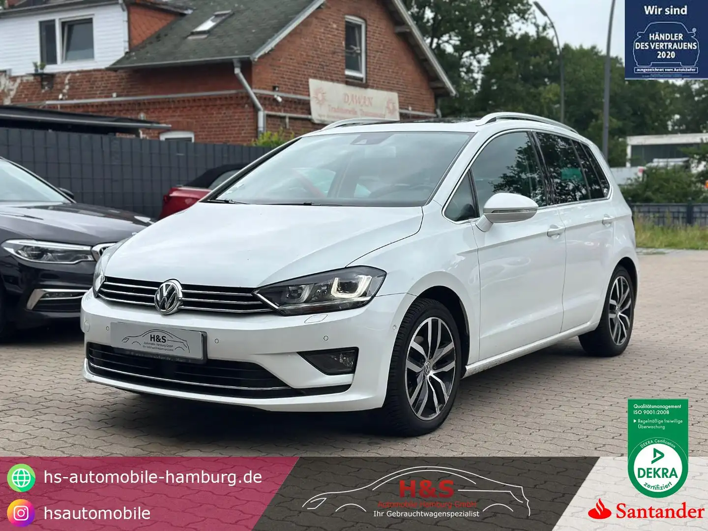 Volkswagen Golf Sportsvan VII 1.4 TSI (BlueMotion Technology) DSG Highline/S Biały - 1
