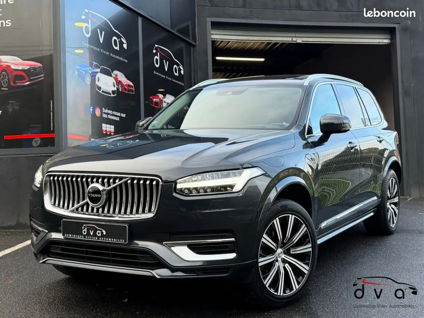 Volvo XC90 T8 303 + 87 ch Inscription Luxe 7 places Grau - 1