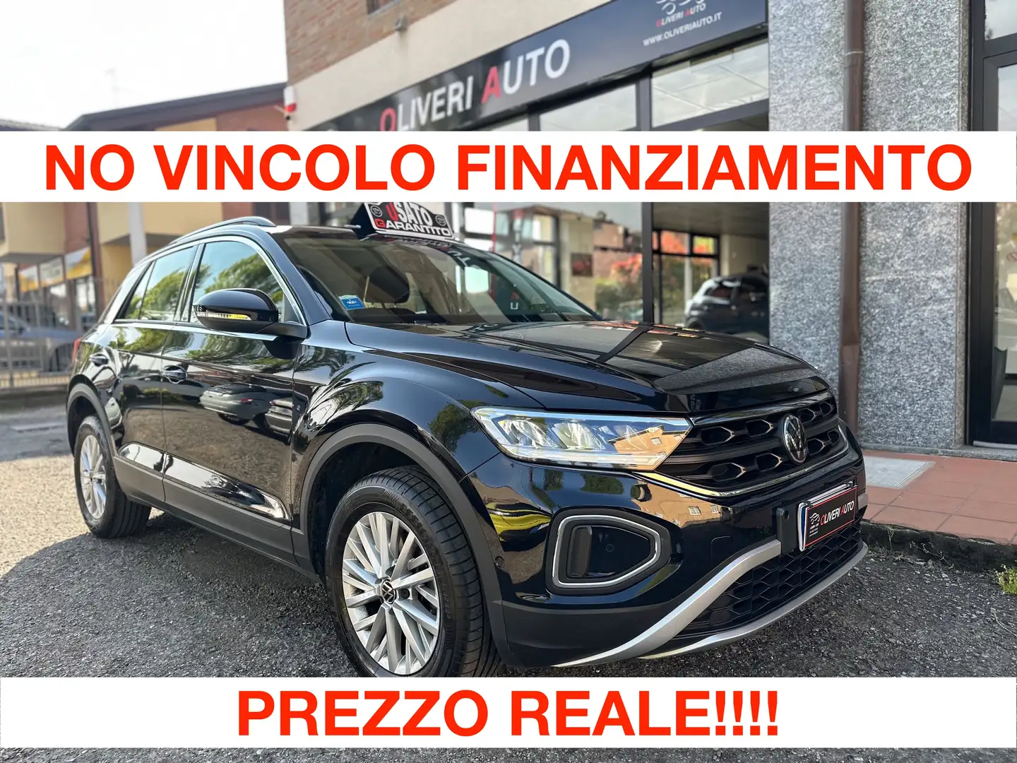 Volkswagen T-Roc T-Roc 1.0 tsi Life 110cv Full LED PREZZO VERO!! Nero - 1