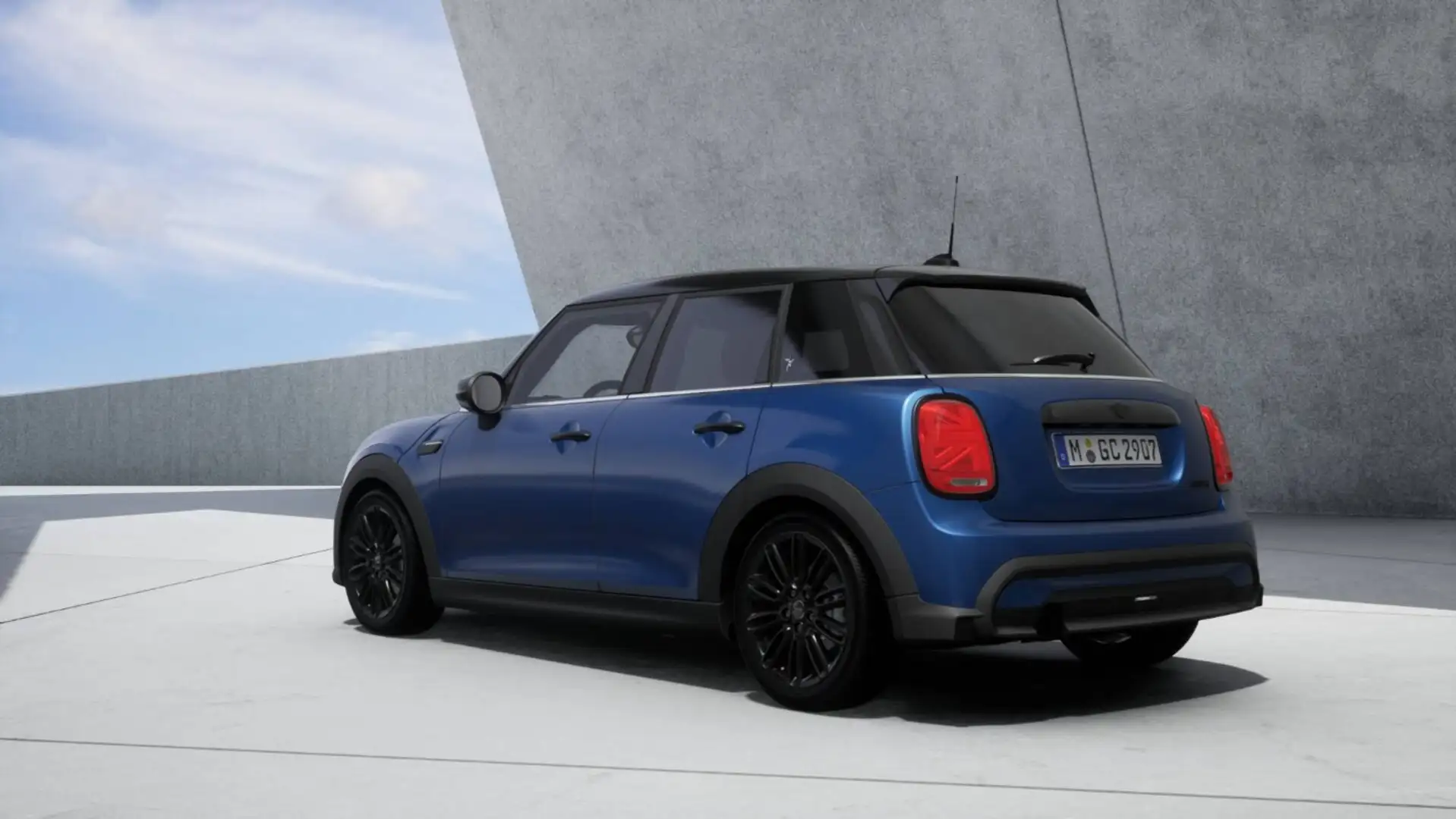 MINI Cooper 5-Türer Yours Trim PianoBlack Leder Blau - 2