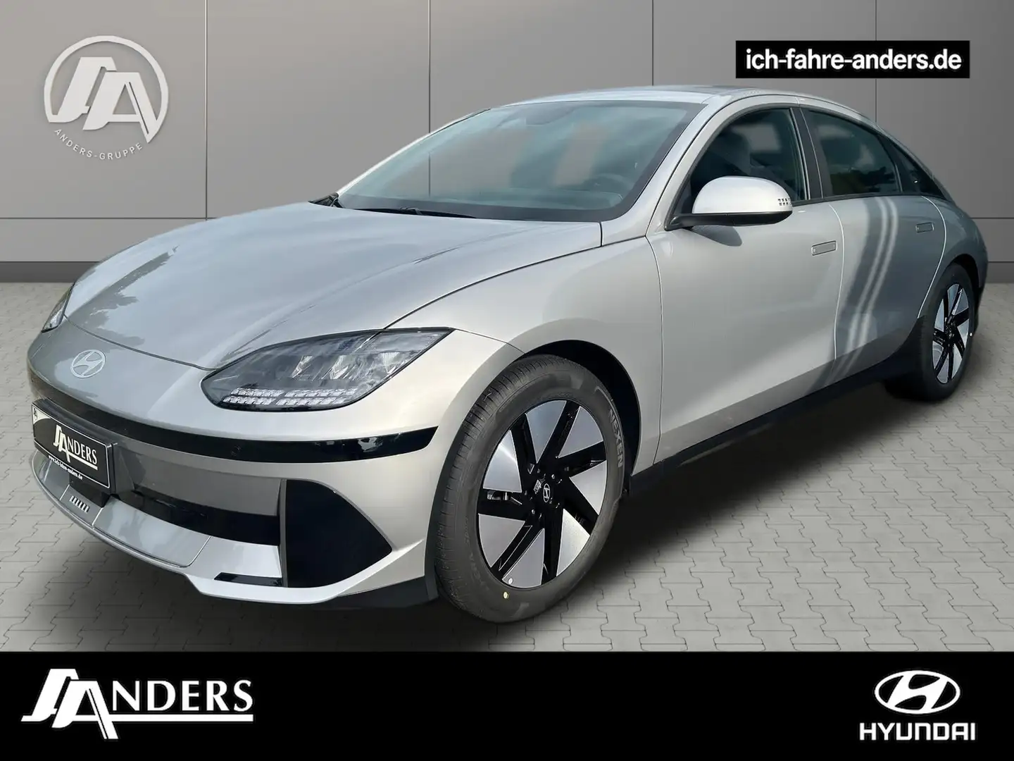Hyundai IONIQ 6 53kWh 2WD +LED+Navi+Kamera+SHZ+USB+DAB+ Argent - 1