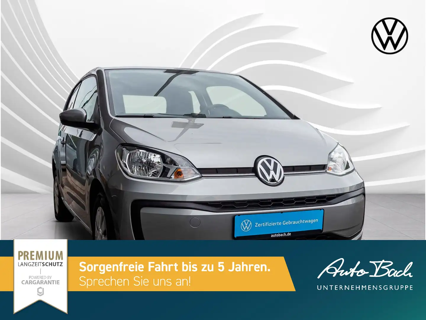 Volkswagen up! 1.0 CNG move up! Klima Radio EFH Servo MFA Plateado - 2
