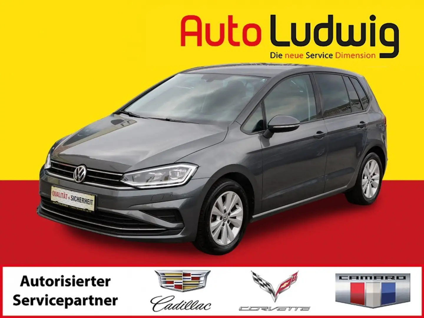 Volkswagen Golf Sportsvan 1,0 TSI Comfortline DSG*NAVI*LED*PDC*SHZ*TEMP Gris - 1
