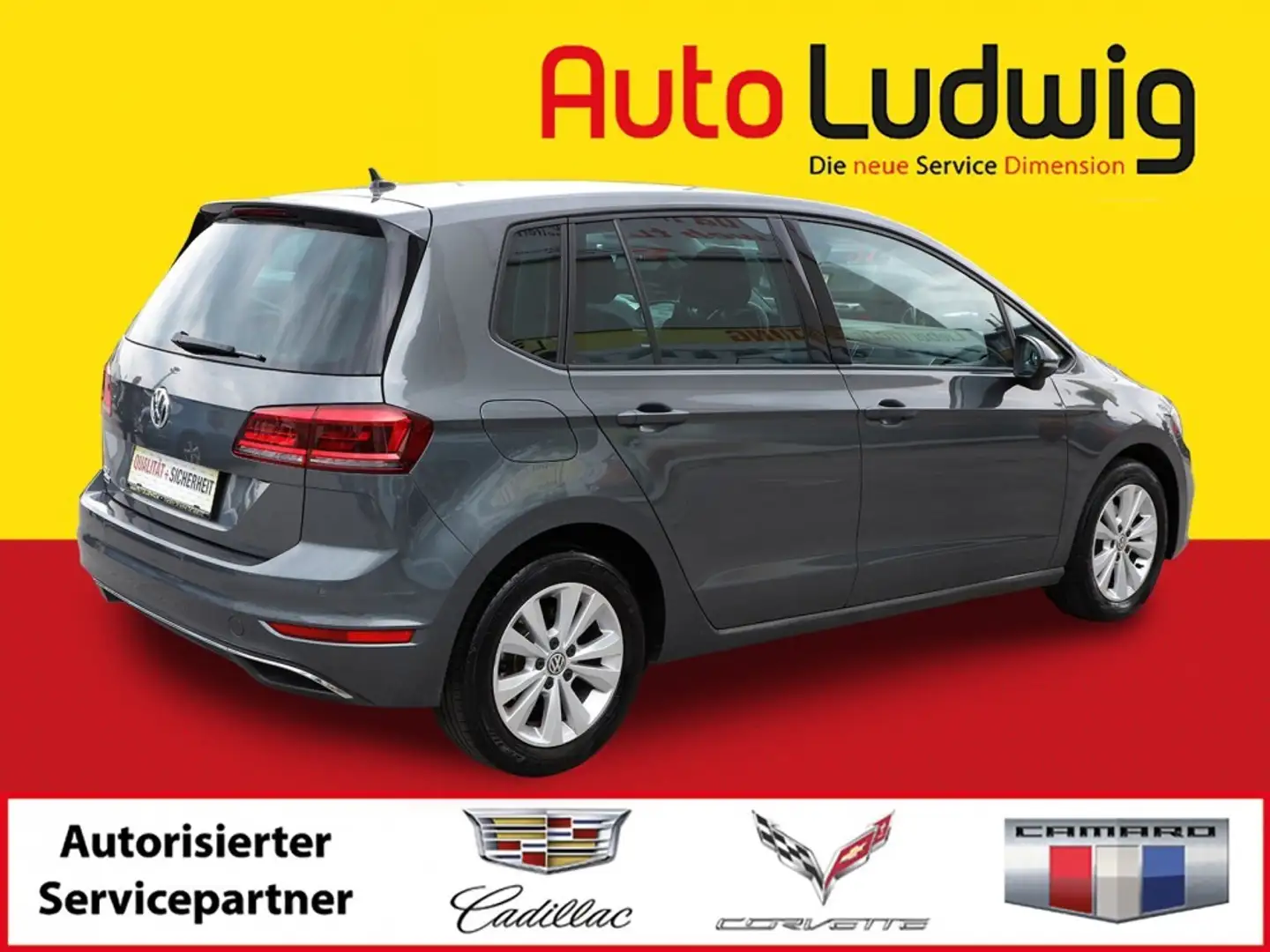 Volkswagen Golf Sportsvan 1,0 TSI Comfortline DSG*NAVI*LED*PDC*SHZ*TEMP Gris - 2
