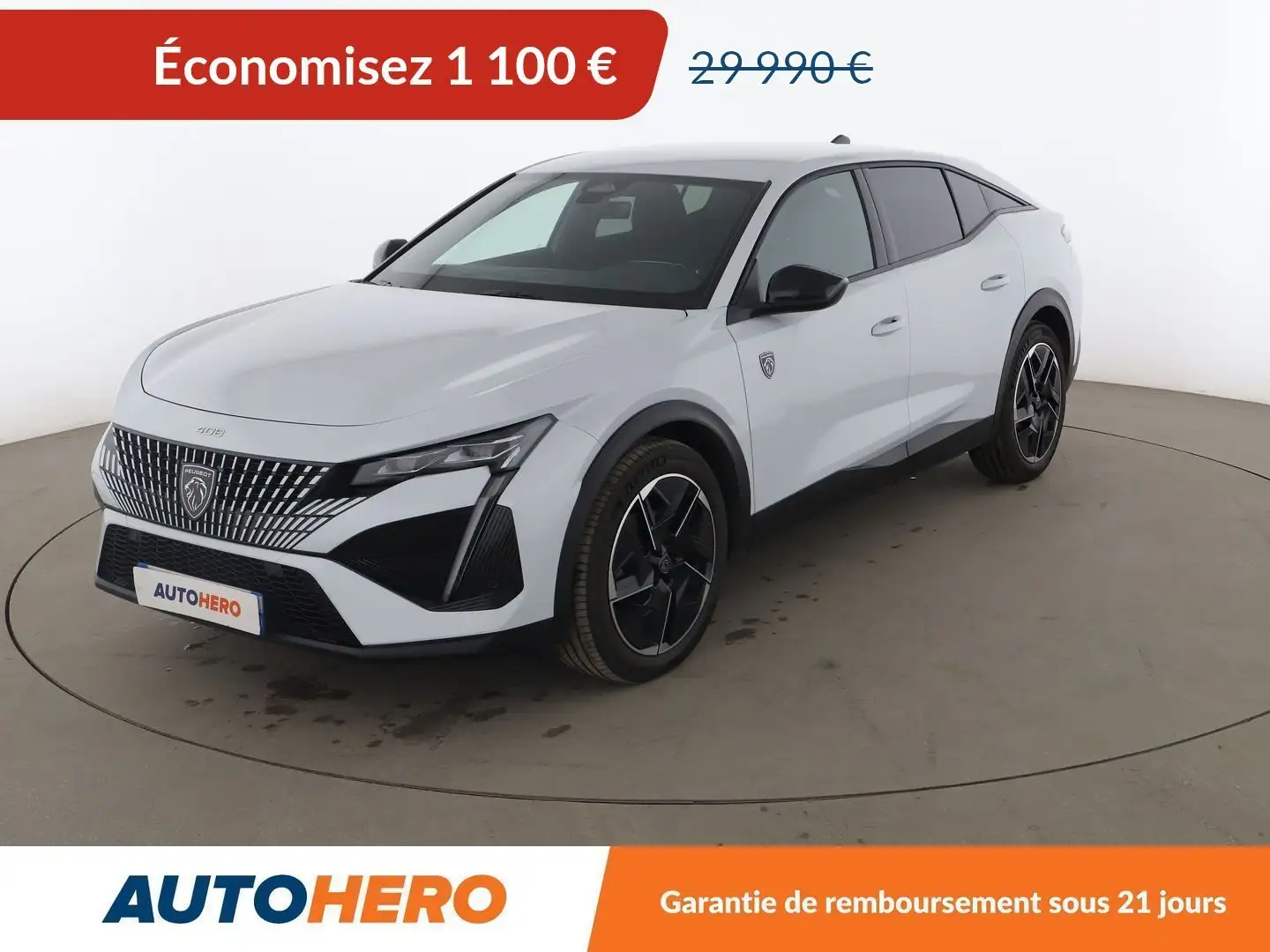 Peugeot 408 1.2 Hybrid GT e-DCS6 Blanc - 1
