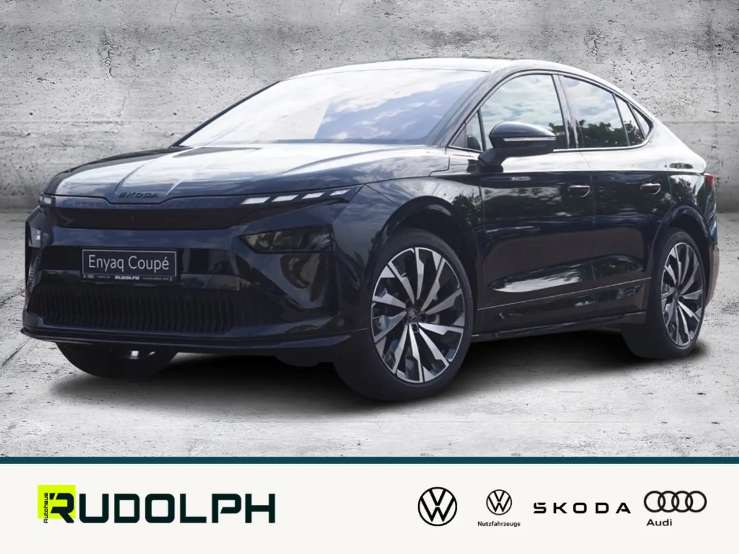Skoda Enyaq Coupe 85 Sportline Maxx Schwarz - 1